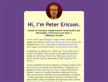 Tablet Screenshot of pericson.com